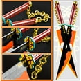 Syrinx Cosplay Anime Swords Tengen Uzui Katana for Boys and Adults