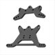 thumbnail image 1 of Soporte del Amortiguador Trasero Delantero de Carbono TT02B para 1/10 para RC Car TT-02B Mejoras del Chasis Reemplazar Piezas, 1 of 5