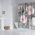 thumbnail image 3 of Waterproof Pioneer Shower Curtain 72x84 Inch Polyester Unique Cute Floral Shower Curtain for Bathroom Hotel Home Decor with 12 Plastic Hooks, 3 of 5