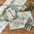 thumbnail image 2 of Split P Olive Leaves Table Runner 15" X 72", 2 of 4