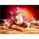 thumbnail image 1 of 5D Diamond Painting Garden Kitchen Tea Set Flowers Diamond Embroidery Cross Stitch Kits Mosaic Drill Landscape Home Decor GiftsRound 50X70 Gao Jinjia LED, 1 of 2