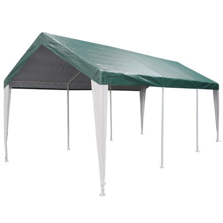 King Canopy Hercules 10 X 20 Carport Canopy With Green White