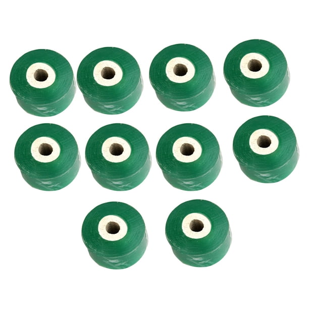 10pcs cinta de injerto profesional auto adhesivo Film floristería a prueba de humedad para la agricultura del paisaje (verde 2cm)