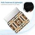 thumbnail image 2 of FORMRS 15-15.6 inch Laptop Sleeve Case Soft Carrying Quilted Computer Bag Cover, Beige Geometric, 2 of 7