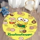thumbnail image 4 of Alfombra redonda Sanrio Keroppi, alfombra para niños, alfombra redonda, alfombra para dormitorio, sala de estar, silla, alfombra antideslizante, 4 of 5