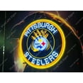 thumbnail image 2 of Queen Sense 24"x24" Custom For Pittsburghs Sports League Steelers LED Sign Light Neon Signs With Dimmer Party Home Wall Decor Artwork Gift Beer Pub Bar Lights W124PSLV3VVD-XLED, 2 of 4