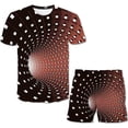 thumbnail image 1 of 2021 3D The Flame Whirlpool, conjuntos de ropa de poliéster para niños, gran oferta de verano, camiseta, conjunto de pantalones cortos, ropa para niños de 4 a 14 años, 8T Gao Jinjia LED, 1 of 2