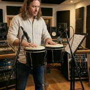 Gearlux Tunable Bongos - Black
