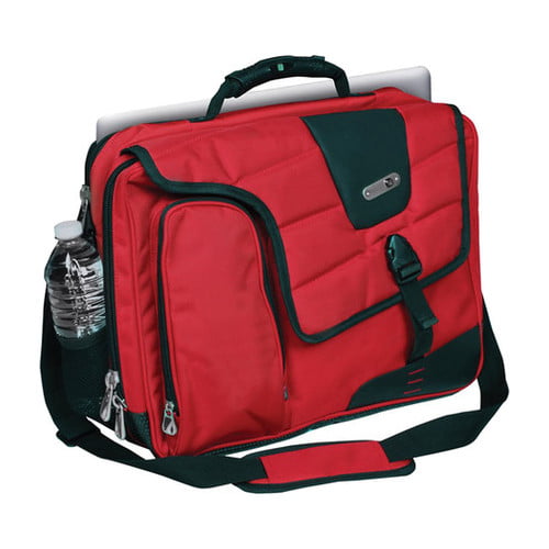 ful - FUL Commotion Messenger Bag for 17in Laptops, Red - Walmart.com ...