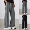 thumbnail image 2 of CHENge Mens Casual Dress Pants Big and Tall Relaxed Regular Fit Neutral Tone Casual Pants Stretch Waist Athletic Pant for Workout, Jogging, Running, 2 of 6
