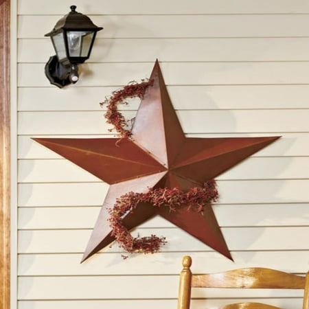 36 Metal Rustic Dimensional Barn Star Indoor Outdoor Wall Home