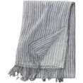 thumbnail image 1 of XINQIHANG Foulard Châle Mode Sensation Lin Naturel WS Grand Bohème Froissé avec Emballage Cadeau, 1 of 7