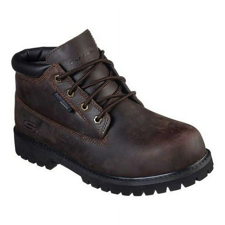 Skechers Work Men's Trevok Waterproof Steel Toe Work Boots