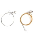 thumbnail image 1 of CTIRCHIU 1 Set of Lyre Parts Replacement Strings Musical Instrument Accessories Copper Silver, 1 of 8
