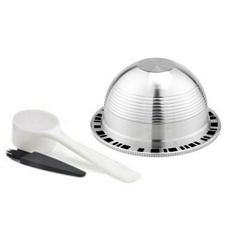 

Stainless Steel Refillable Fit For Nespresso Vertuo Coffee Pod Capsules 230ml