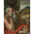 thumbnail image 3 of Circle Of Parmigianino 19x24 Black Modern Framed Museum Art Print Titled - Saint Jerome, 3 of 5