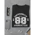 thumbnail image 3 of New York Manhattan University T-Shirt Men -Image by Shutterstock, Male 3X-Large, 3 of 4