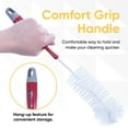 thumbnail image 5 of Superio Red Bottle Brush with Nipple Brush and Comfort Grip Handle (2 Pack), 5 of 10