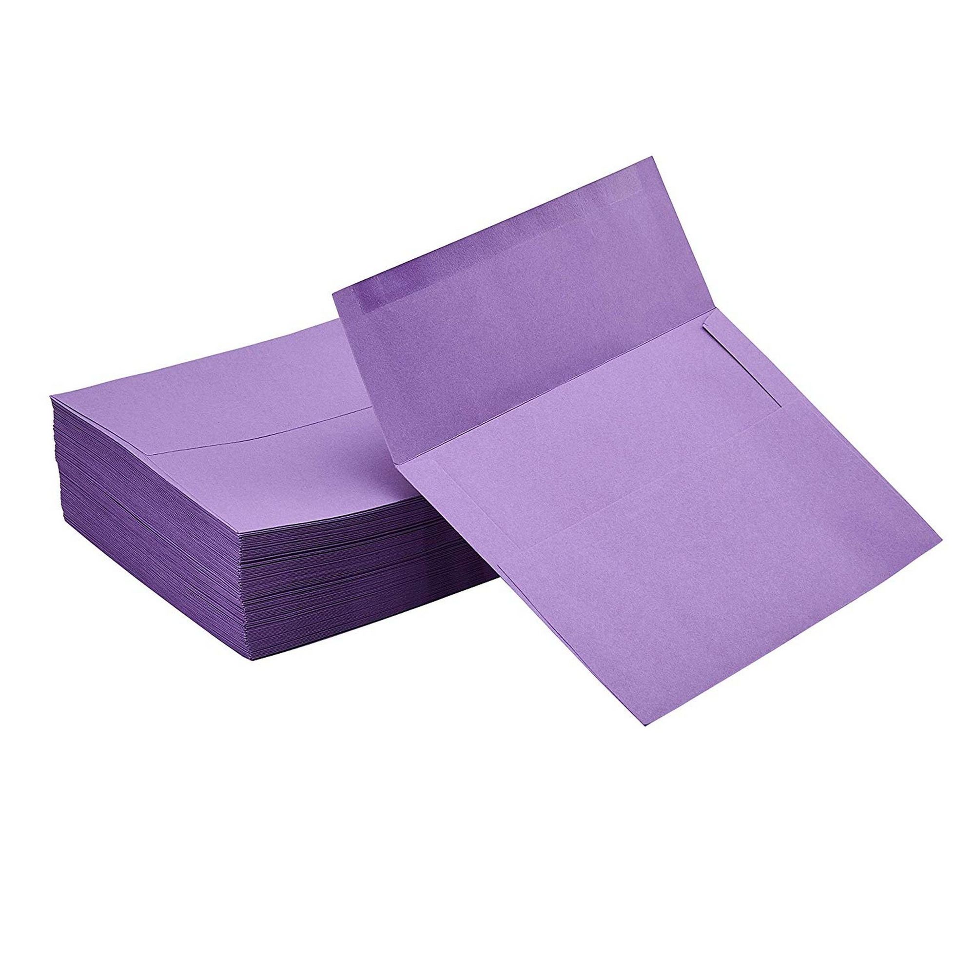 A7 Envelopes 100Pack Invitation Envelopes, 5x7 Gummed Seal Square