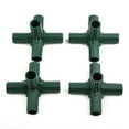 thumbnail image 6 of FANJIE 4Pcs Plastic Garden Climb Plant Awning Joints Connector Frame Greenhouse Bracket, 6 of 6