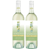Seaglass Alcohol-Removed Pinot Grigio – Refreshing Non-Alcoholic White Wine with Stone Fruit, Honeysuckle & Floral Aromas – Crisp & Clean Finish – 750ml Bottles - 2 Pack