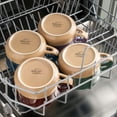 thumbnail image 2 of AmorArc Ceramic Soup Mugs with Handles and Lids,24 OZ Soup Cups Set of 4 with Terracotta Underside,Mug Bowls with Spoon for Soup/Cereal/Salad/Noodles/Ramen/Microware &Dishwasher Safe-Multicolor-2, 2 of 9