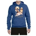 thumbnail image 2 of If It's Not a Golden Retriever It's Just a Dog Gift | Mens Dog Lover Hooded Sweatshirt Graphic Hoodie, Vintage Heather Blue, Large, 2 of 3