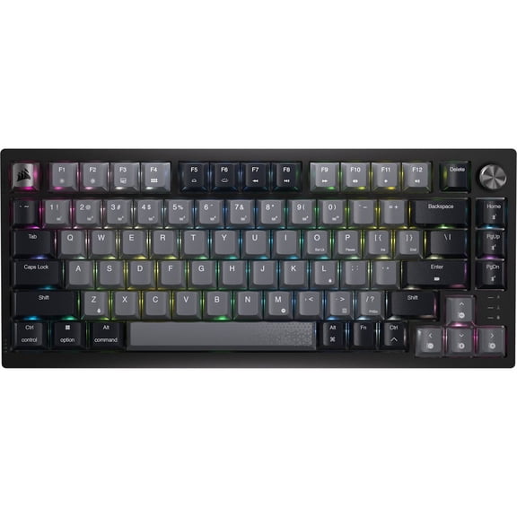 Restored Corsair K65 PLUS WIRELESS 75% RGB Mechanical Gaming Keyboard