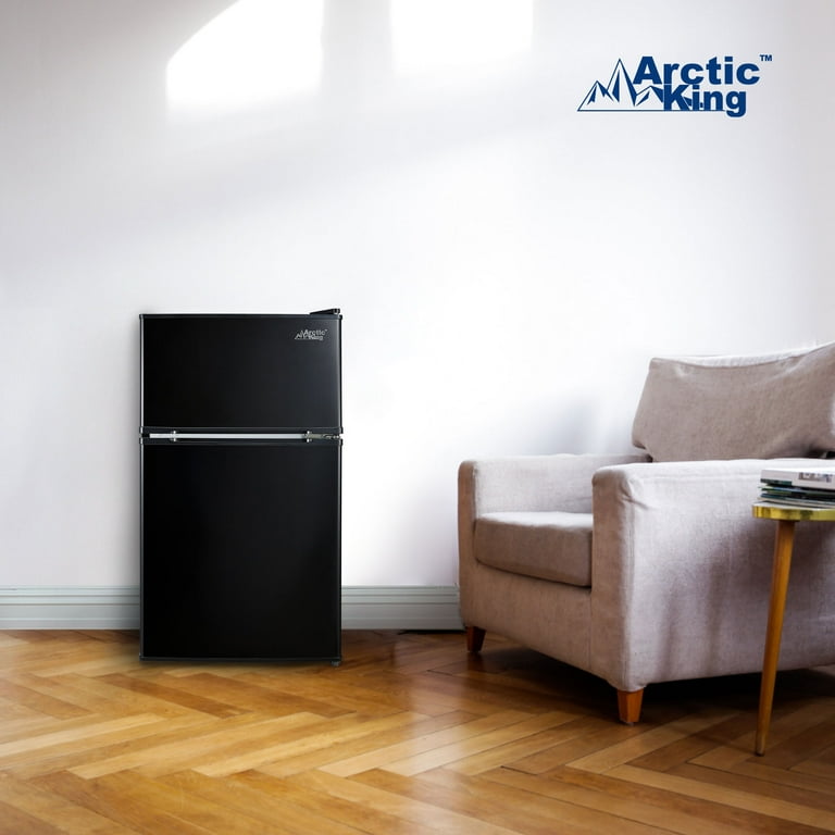 Arctic King 3.3 Cu ft Single Door Mini Fridge, Black 