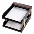 thumbnail image 1 of Dacasso Rosewood & Leather Double Letter, 1 of 3