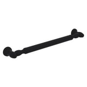 Allied Brass - 16-in Grab Bar Smooth in Matte Black