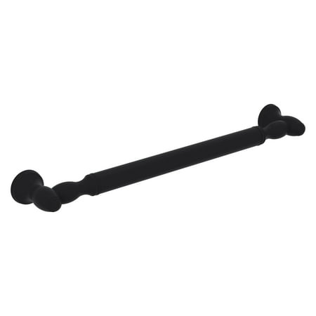 Allied Brass - 16-in Grab Bar Smooth in Matte Black