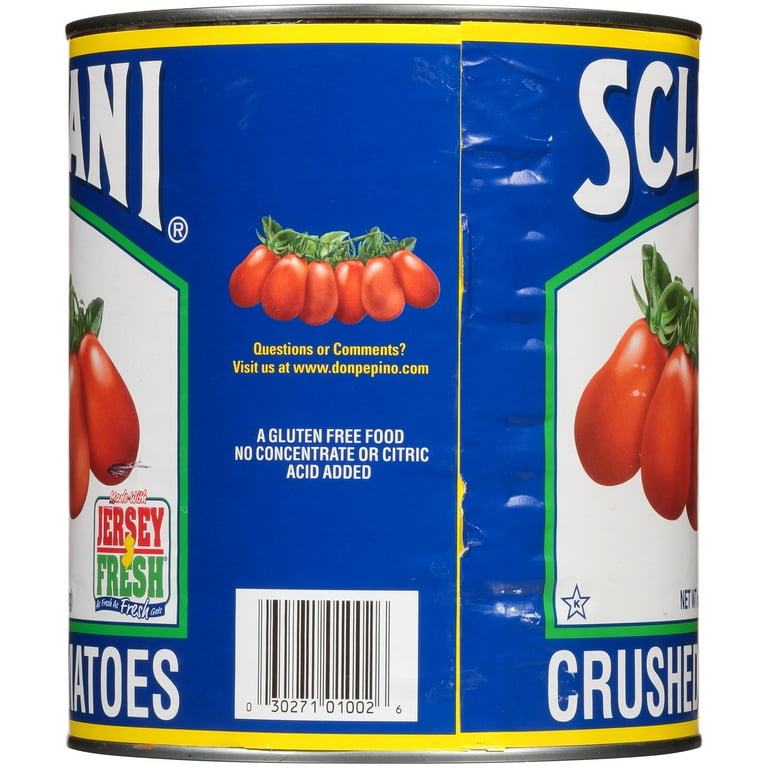 Sclafani® Crushed Tomatoes 6.5 lb. Can - Walmart.com