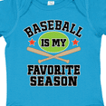 thumbnail image 4 of Inktastic Baseball Is My Favorite Season Boys or Girls Baby Bodysuit, 4 of 5
