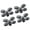 Black, variant on 4pack Clovers Cabinet Hardwares Antique Brasses Finish Zincs Alloys Drawer Knobs Durability Cabinet Handle Replacement