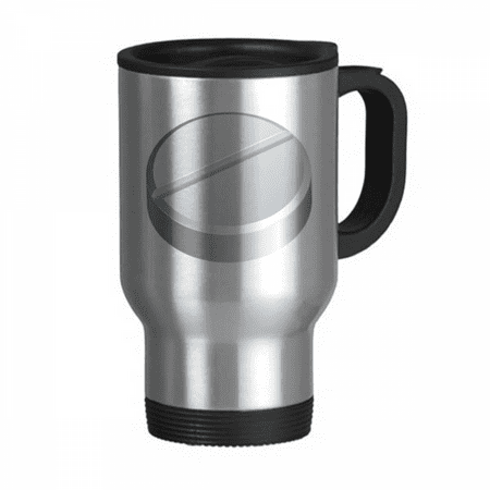 

Health Care Products White Pill Pattern Travel Mug Flip Lid Stainless Steel Cup Car Tumbler Thermos