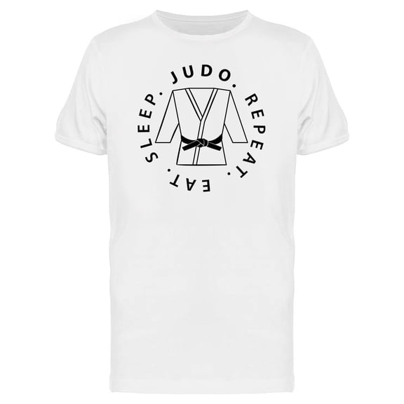 Eat Sleep Judo Graphic Tee Men's -Image by Shutterstock