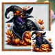 thumbnail image 1 of Hilo Algodón Ecológico Bordado Punto Cruz Con Linterna Calabaza 11CT 50x50cm, 1 of 9