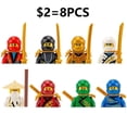 thumbnail image 5 of Figura de acción de juguete en miniatura con bloques de construcción de Ninja Set Ice Dragon Super Wings Sorcerer Snake, 5 of 5