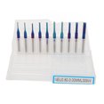 thumbnail image 1 of 10 Brocas Yuxing para Fresadora CNC Revestimiento Azul Nano 1/8 Pulgada, 1 of 5