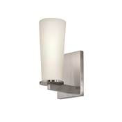 13 Sonneman Suspended Glass - Sonneman 492035 1 Light High Line Wall Sconce,Polished Nickel