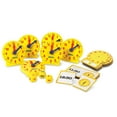 thumbnail image 3 of Learning Resources About Time! Group Activity Set, Classroom Set, 6 Write & Wipe Clocks, Ages 5+, 3 of 9