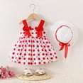 thumbnail image 2 of TAIAOJING Baby Girls Dresses Kids Clothes Summer Toddler Floral Ruched Sleeveless Girls Dress Cozy 3-12M, 2 of 3