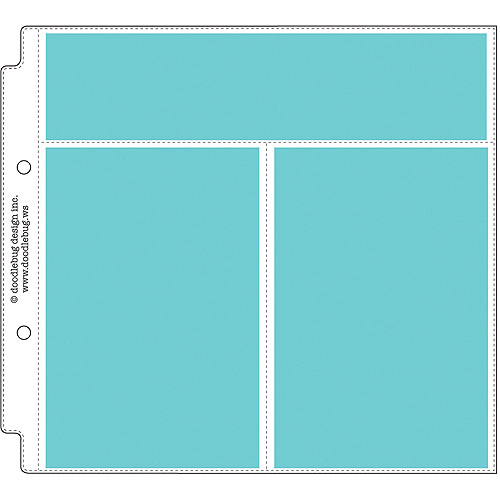 Doodlebug Photo/Recipe Card Protectors, 8" x 8", Vertical