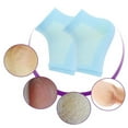 thumbnail image 3 of 1 Set Gel Heel Socks Woolen Toeless Comfortable Open Toe Silicone Beauty Hosiery Spa Experience Adjustable Ankle Kit for Summer Night Mesh Blue, 3 of 7