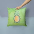 thumbnail image 2 of Carolines Treasures BB7382PW1414 Turtle Watercolor Fabric Decorative Pillow  14Hx14W multicolor, 2 of 4