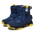 thumbnail image 6 of Afuyipoi Kids' Snowflake Print Winter Snow Boots Warm Fleece Lined Outdoor Active Sport Boots Size 9.5 Little Kid - 3 Big Kid Dark Blue Size 11.5 Little Kids, 6 of 9
