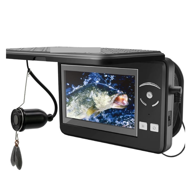 Portable Underwater Fishing Camera Waterproof Video Fish Finder DVR Camera With 4.3 Inch LCD Display For Ice Lake Boat Fishing ,Night Vision & Waterproof Design