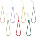thumbnail image 2 of 7 piezas de silicona de silicona Anti-Drop Ropes Lanyards para teléfonos móviles cámaras, 2 of 6