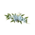 thumbnail image 4 of Letrero de bienvenida para boda, decoración floral, flores artificiales ligeras, guirnaldas. Azul, 4 of 9